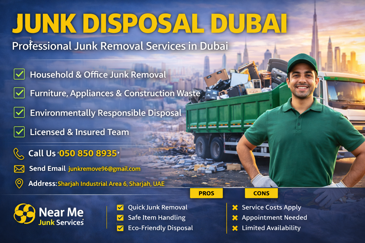 Professional Junk Disposal in Dubai – Fast & Reliable Service