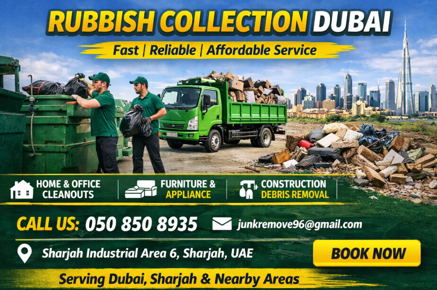 Rubbish Collection Dubai – Fast & Affordable Waste Removal